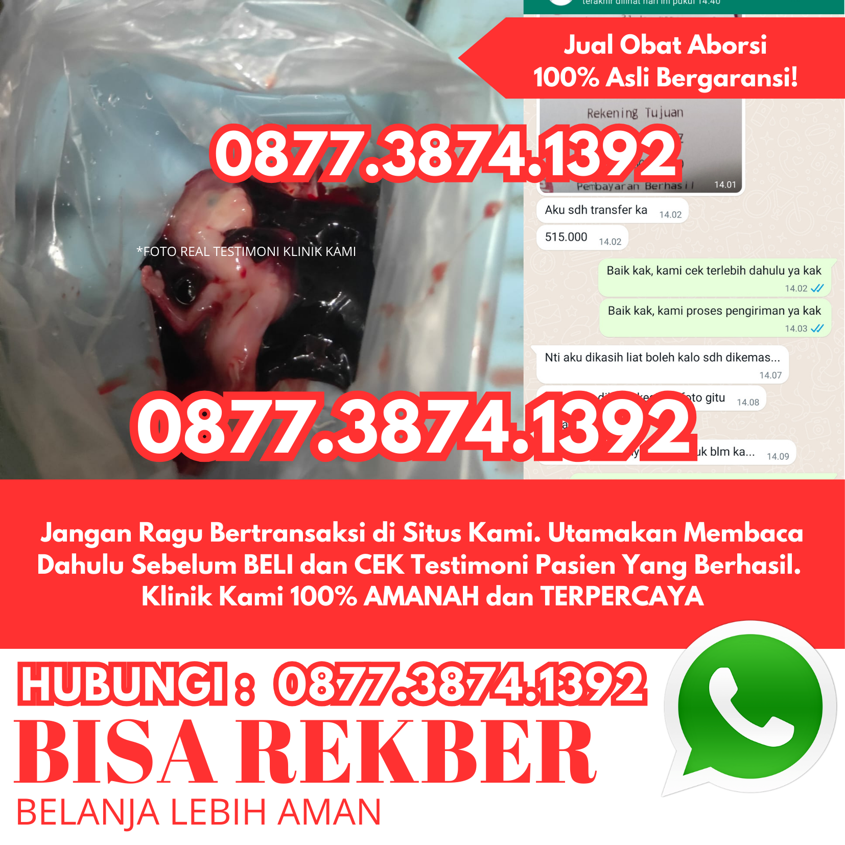 Wa[087738741392] Jual Obat Aborsi Cytotec | Obat Penggugur Kandungan Asli Di Lamongan 