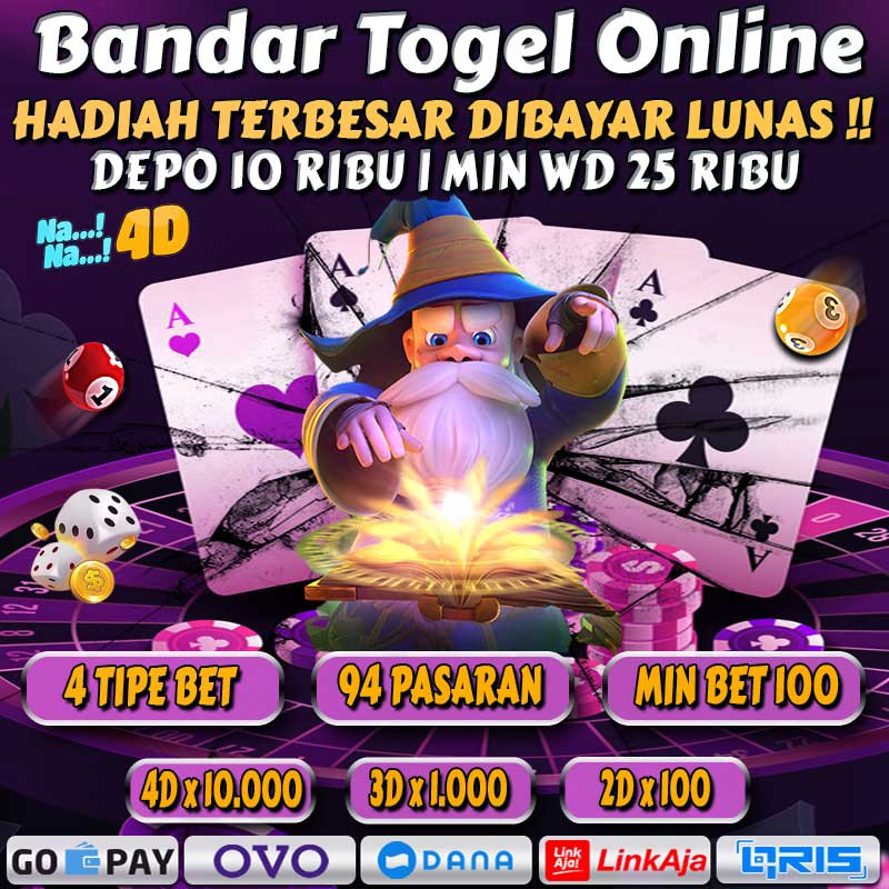 Situs Togel 4D Dan Bandar Togel Online NANA4D Hadiah Terbesar Bet 100 Perak 2024