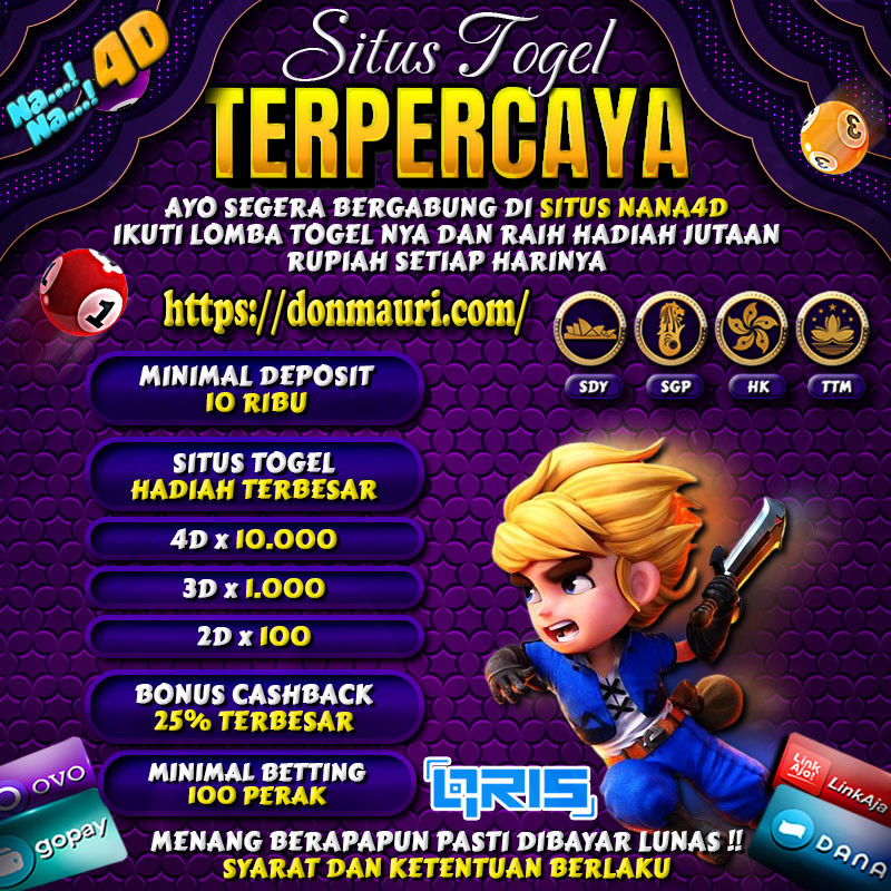 Nana4D Agen Situs Toto Hadiah terbesar 10 Juta Terbaik Nomor 1 Di Indonesia